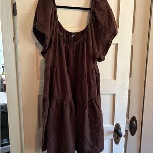 Old Navy Chocolate Brown Dress